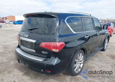 2012 Infiniti Qx56 z USA, uszkodzony, nr VIN JN8AZ2NE4C9017978
